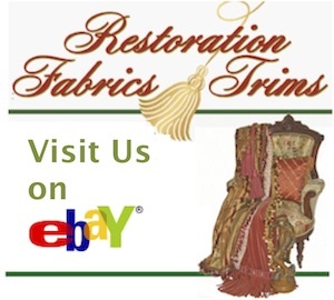 Restoration Fabrics & Trims Logo with ebay link